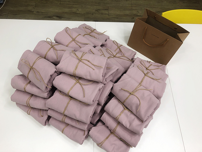 도봉구민회관 프랑스자수 앞치마 자수