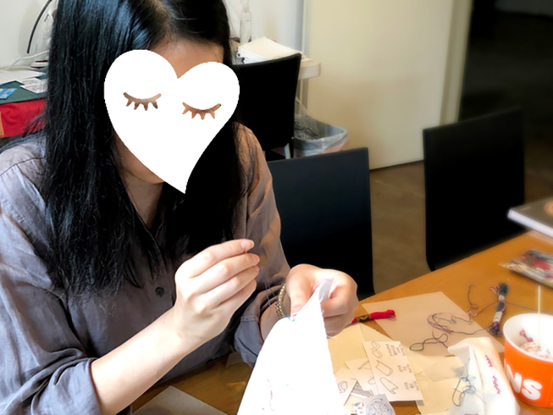 부암동 유금와당박물관 프랑스자수 출장수업 수강생