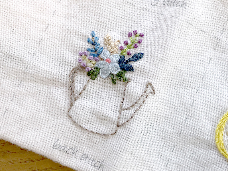 부암동 유금와당박물관 프랑스자수 출장수업 바스켓 스티치