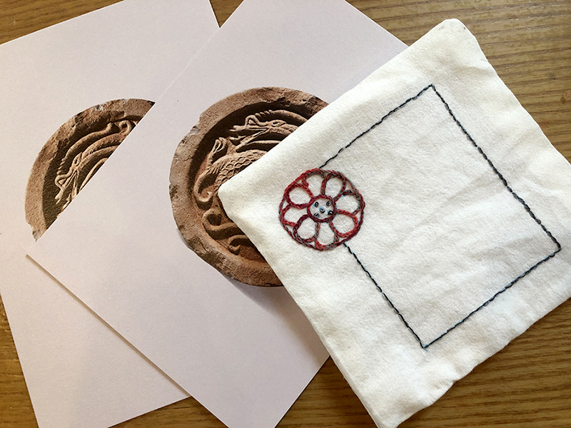 전통문양 프랑스자수, 부암동 유금와당박물관 프랑스자수 출장수업