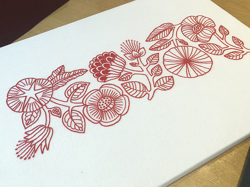 부암동 유금와당박물관 프랑스자수 출장수업 전통문양 도안