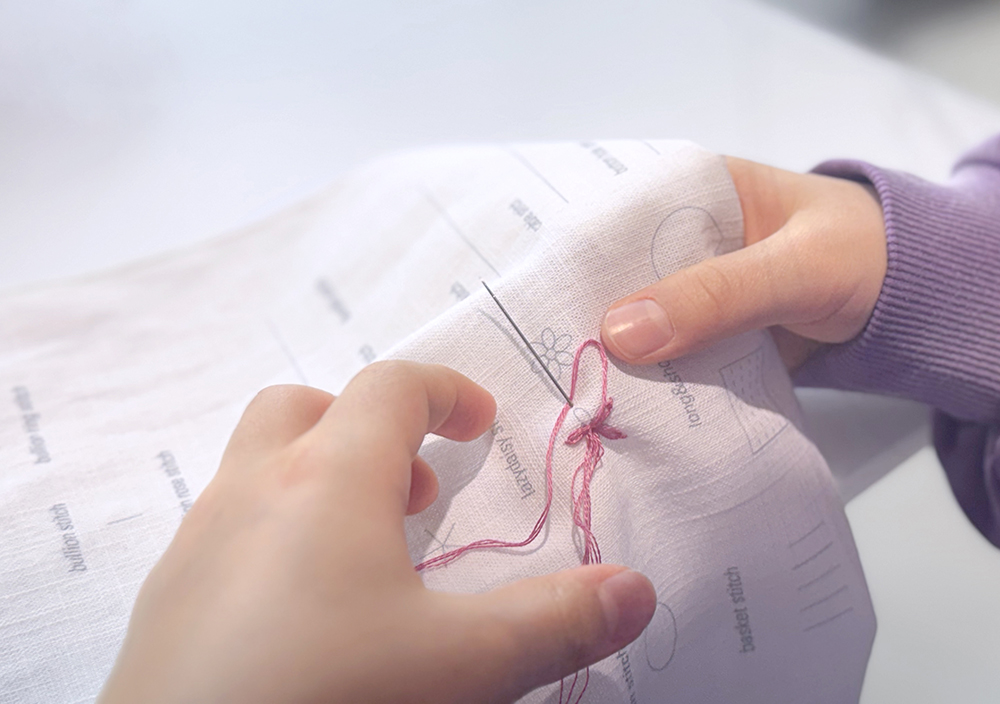 패스트파이브 한남점 프랑스자수 수업