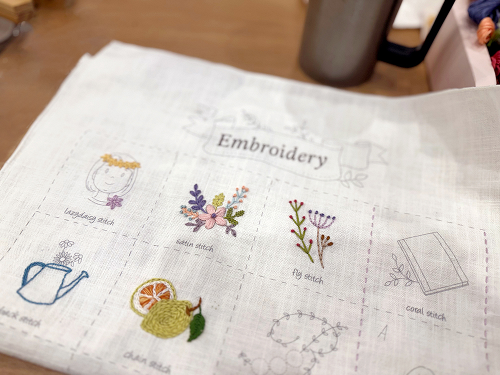 패스트파이브 한남점 프랑스자수 수업