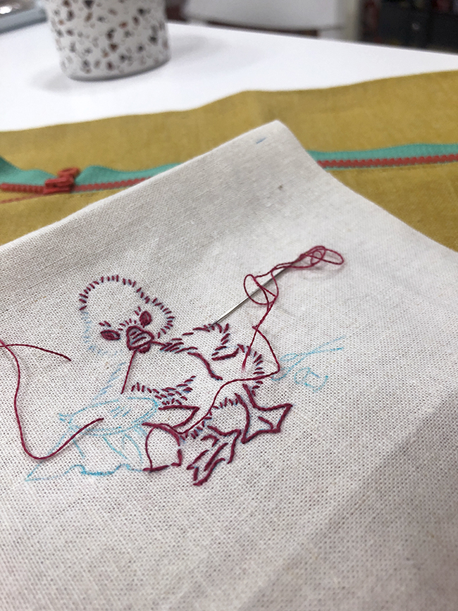 옐로우루시 프랑스자수